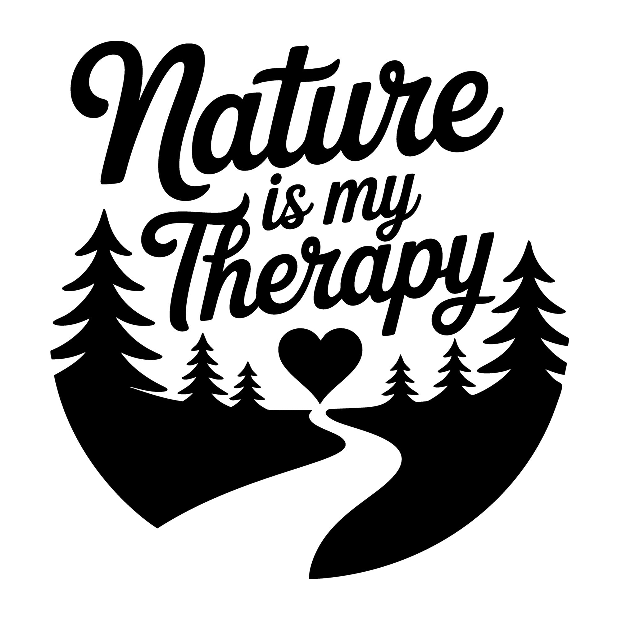 Nature Is My Therapy SVG