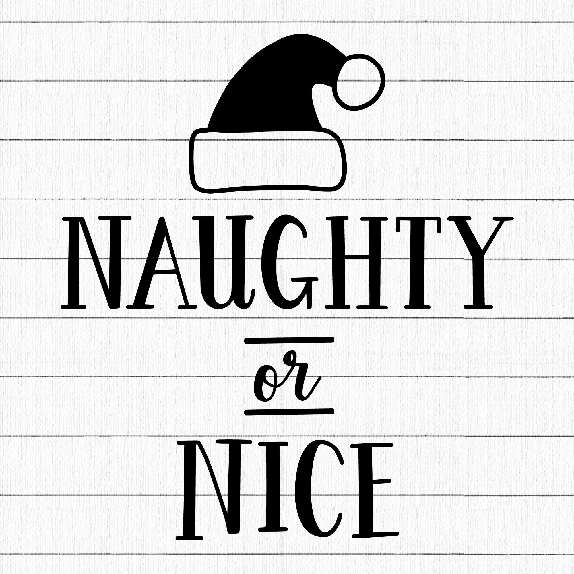 Naughty Or Nice SVG | M21F40