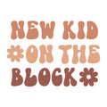 New Kid On The Block SVG design for Cricut, Silhouette, laser cutting, vinyl, sublimation, and baby craft projects.