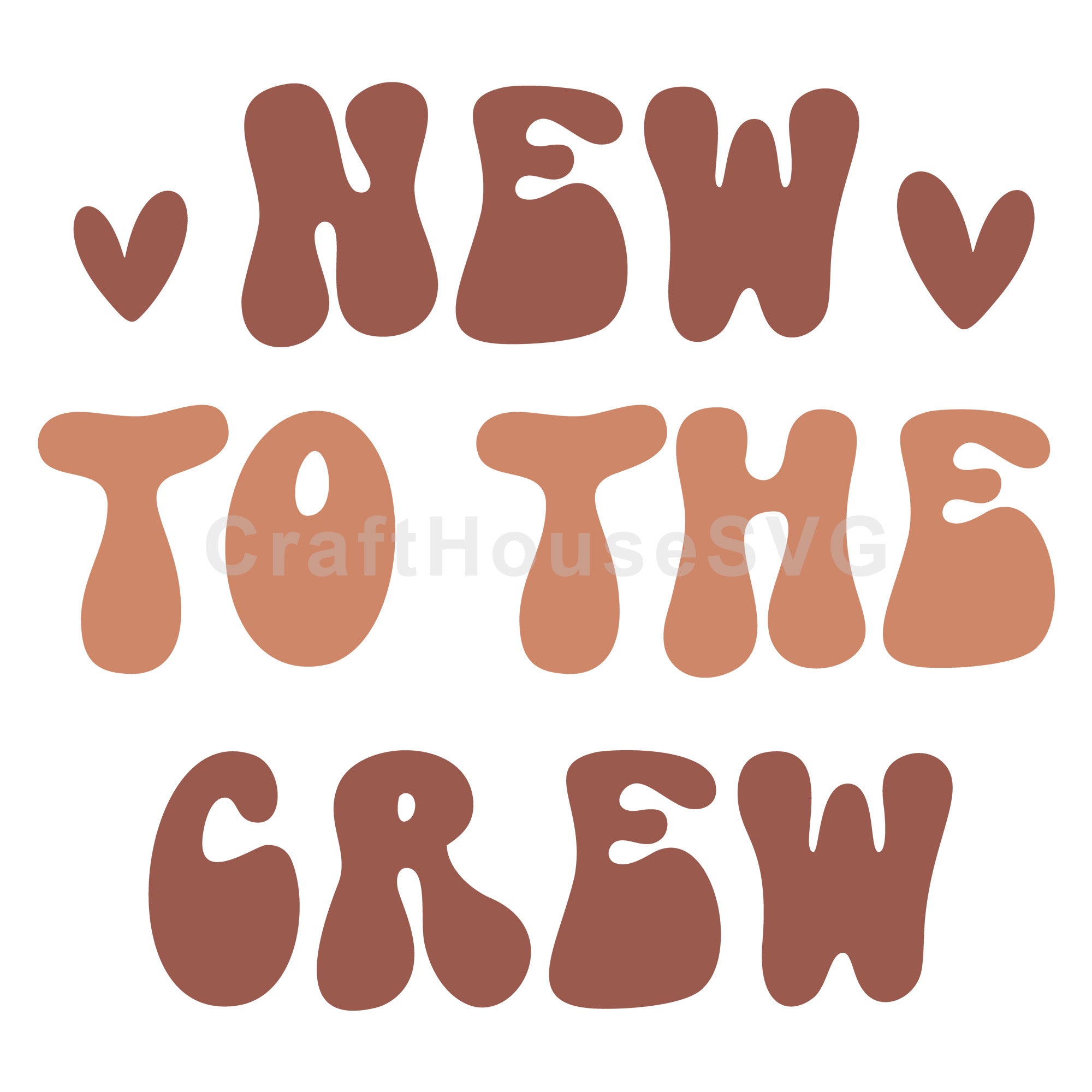 New To The Crew Boho Baby SVG