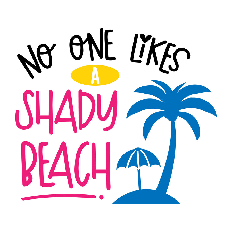 No one likes a shady beach SVG