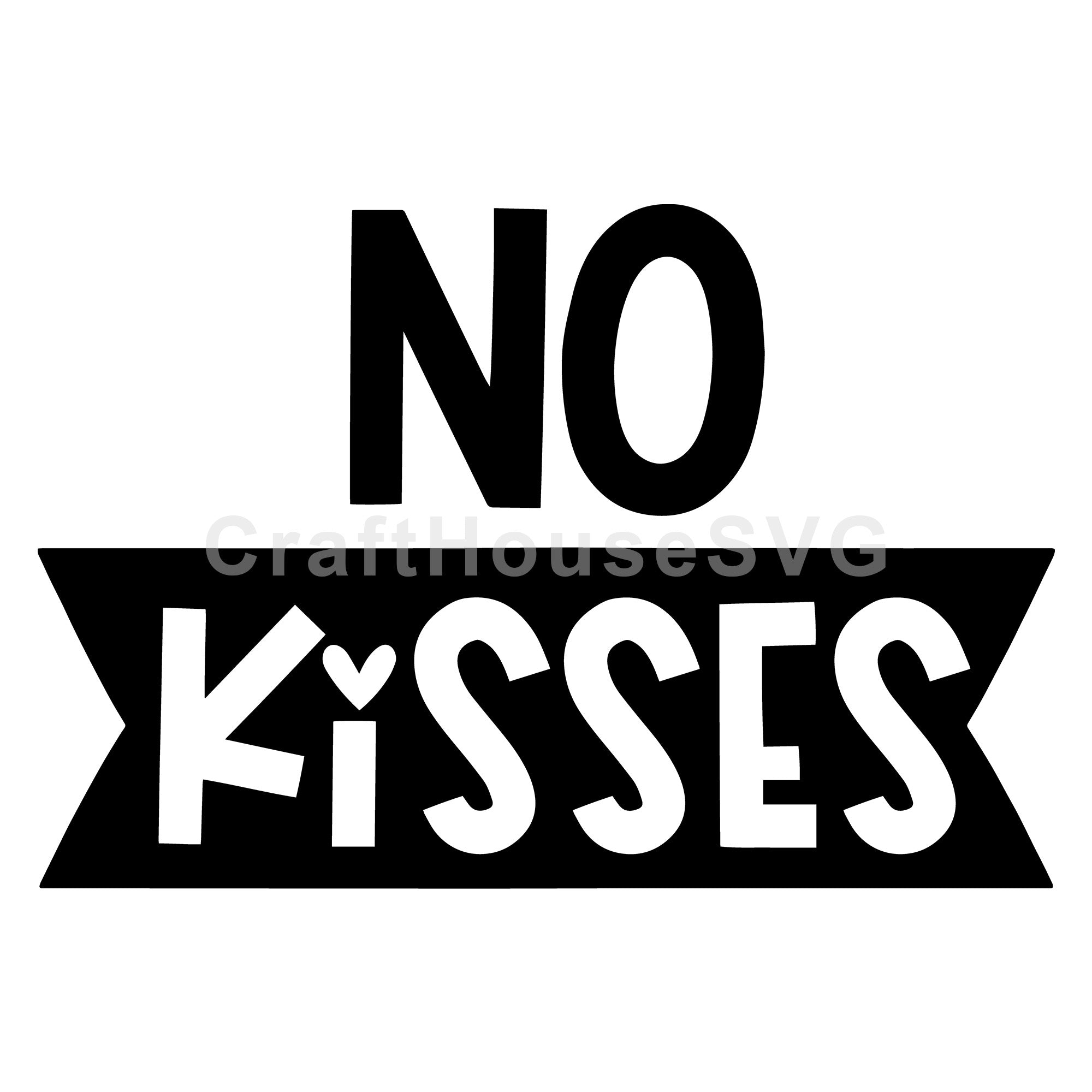 No kisses SVG