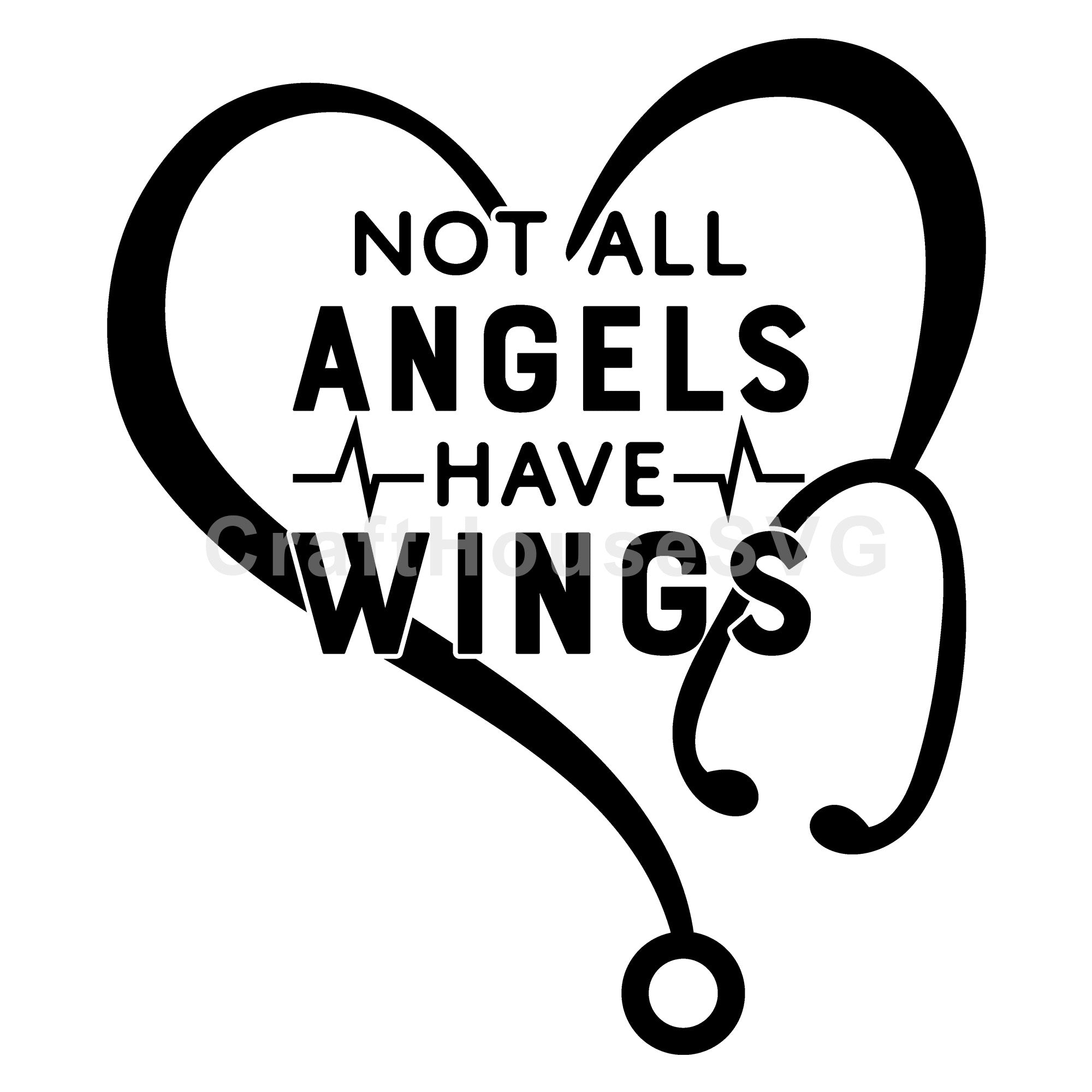 Not all angels have wings SVG