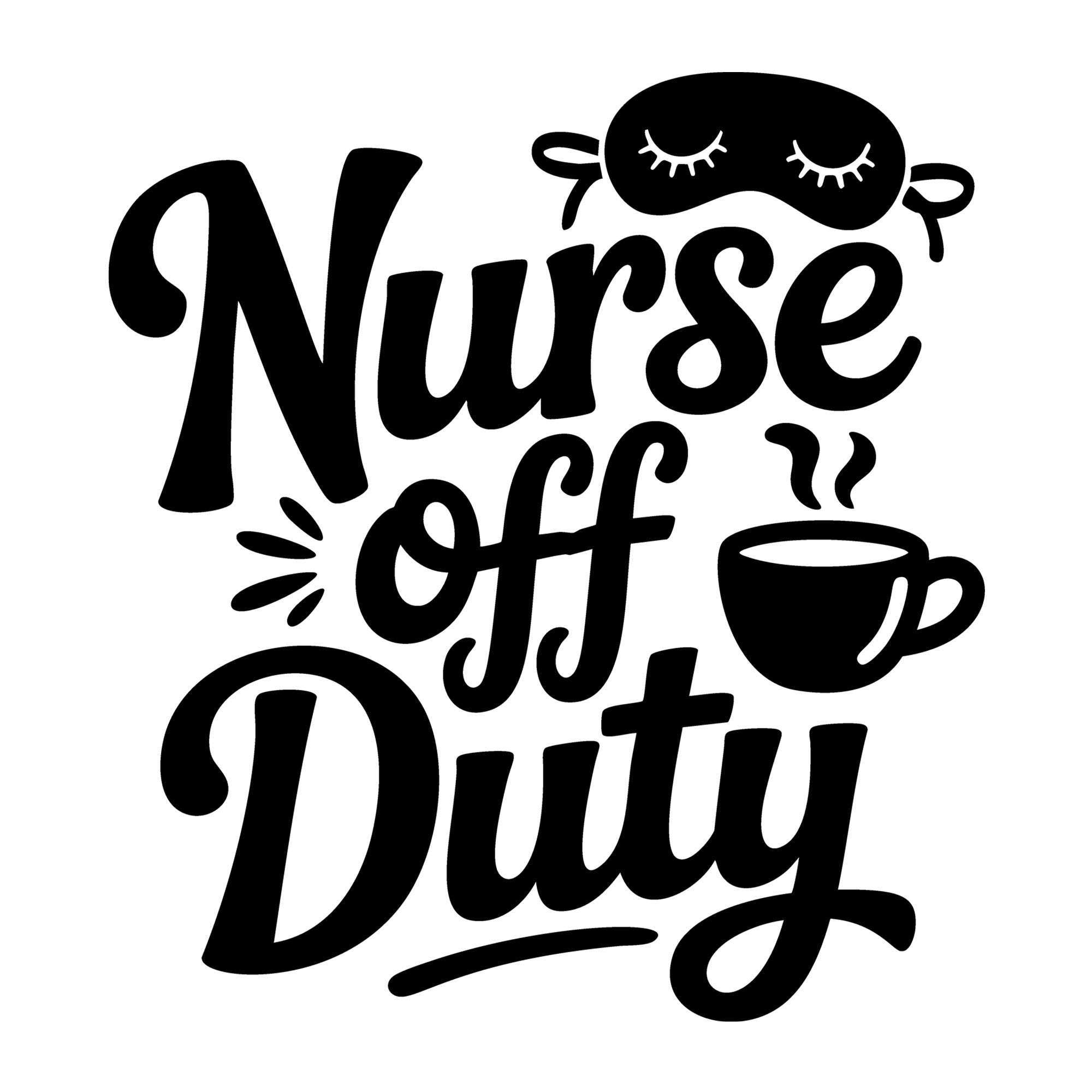 Nurse Off Duty SVG
