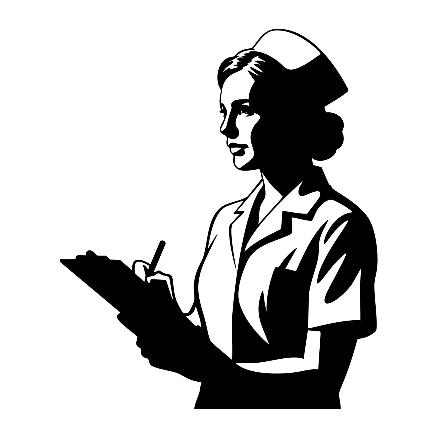 Nurse Silhouette SVG