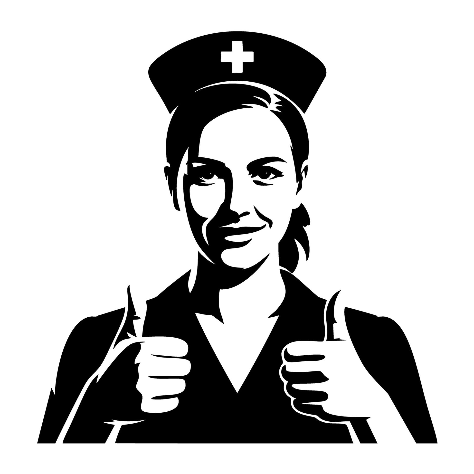 Nurse Silhouette SVG