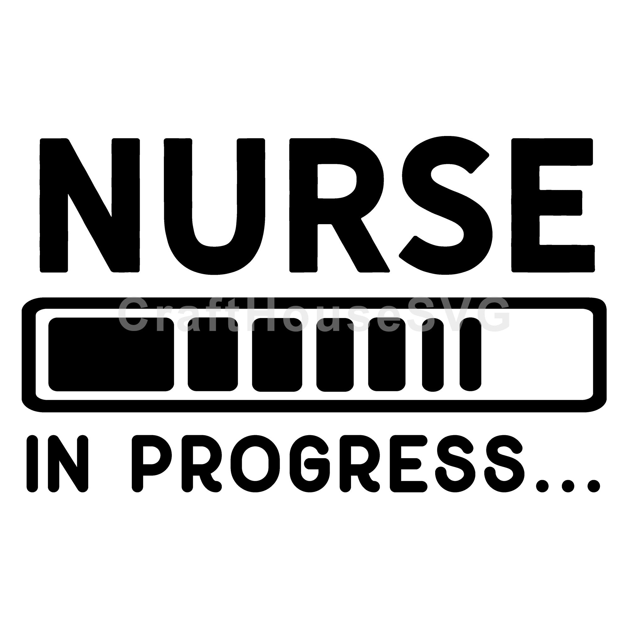 Nurse in progress SVG