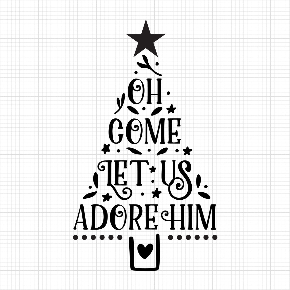 Oh come let us adore him