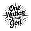 One Nation Under God SVG