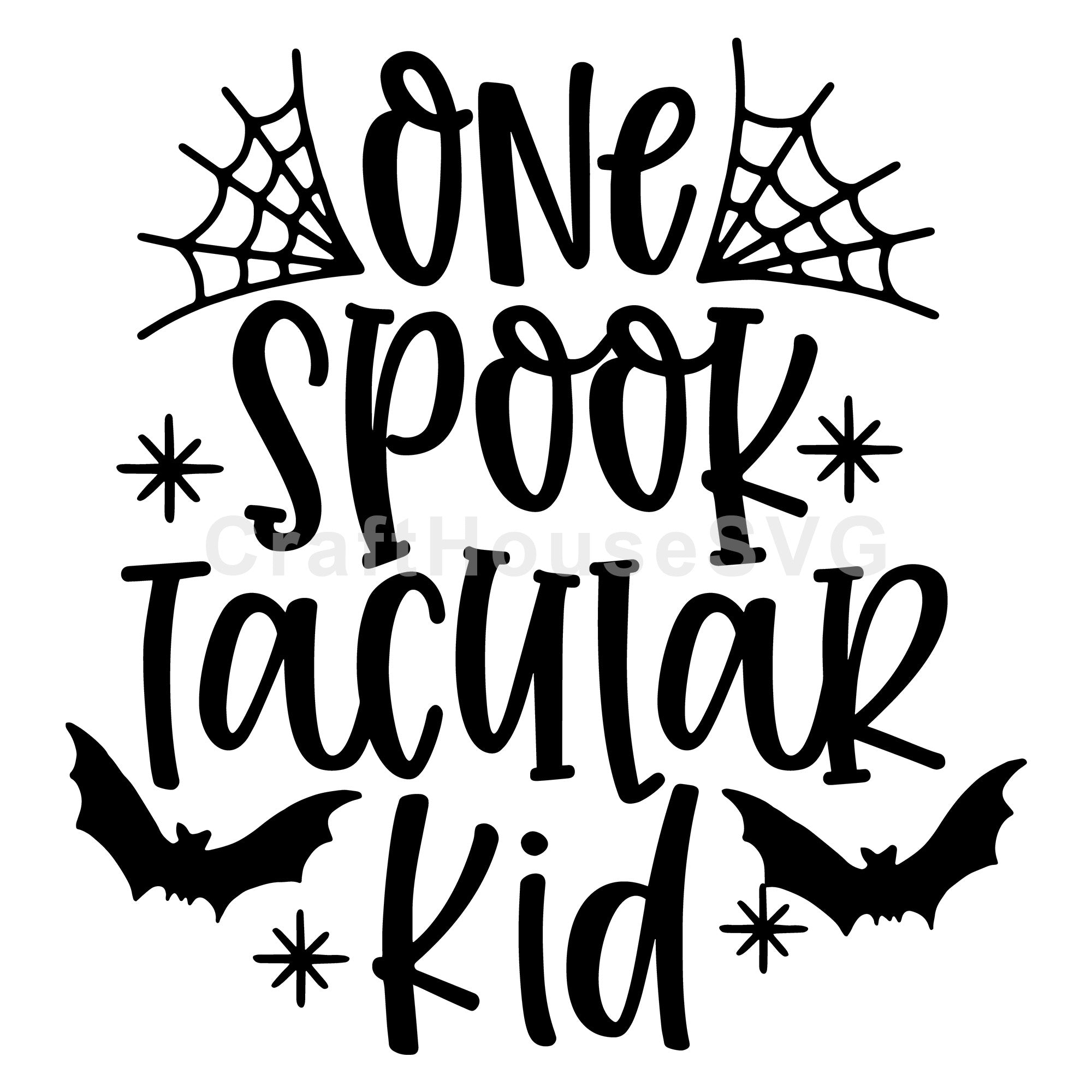 One spooktacular kid SVG