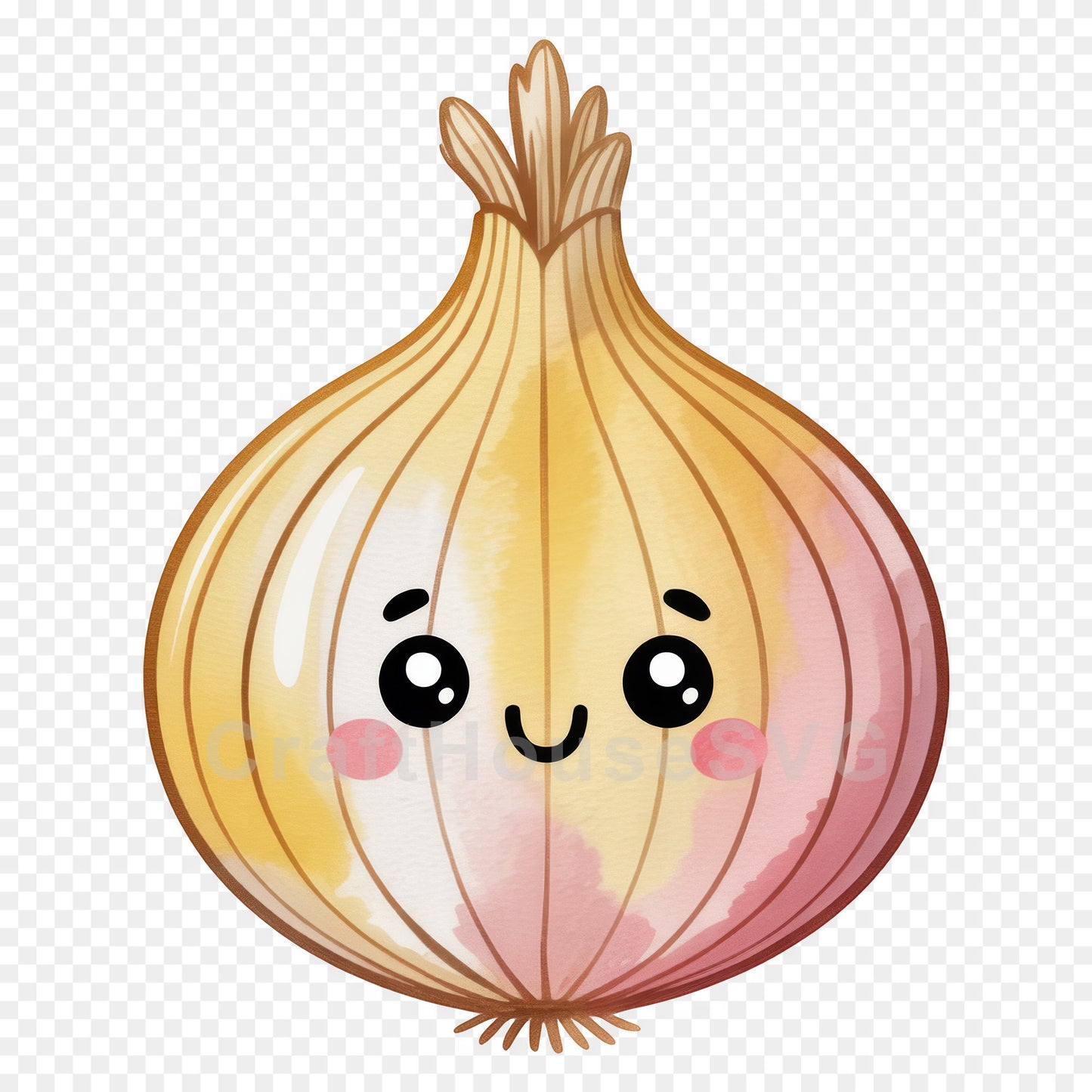 Kawaii Vegetables Clipart Sublimation Bundle PNG