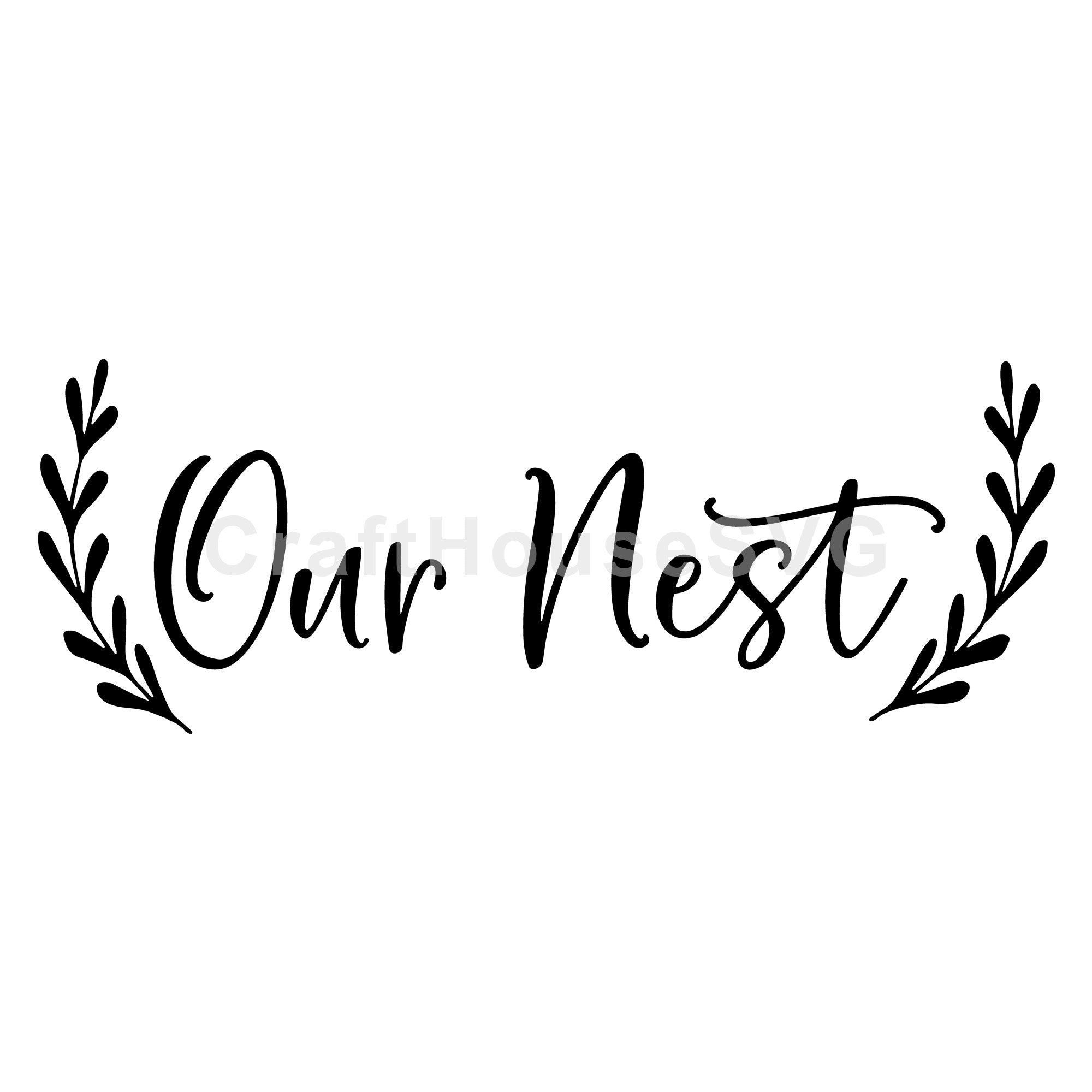 Family SVG file | Our nest SVG | MF60