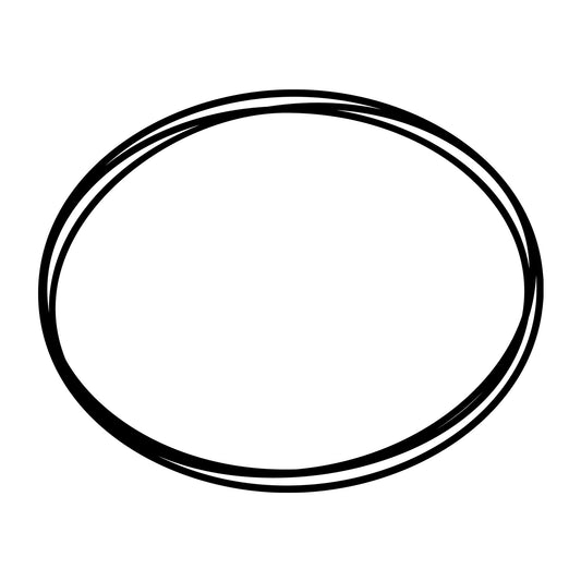 Oval Frame SVG design for Cricut, Silhouette, laser cutting, vinyl, sublimation, monograms, and craft projects.