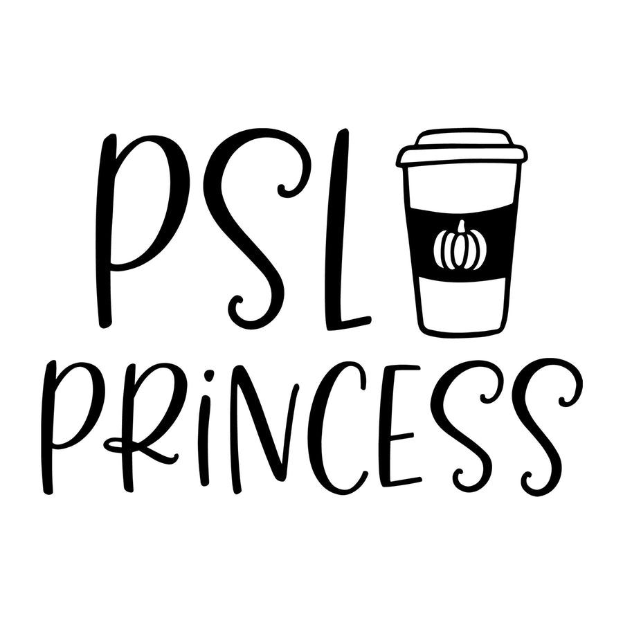 PSL Princess SVG for Cricut, Silhouette, laser cutting, vinyl, sublimation, fall shirts, signs, decals, mugs, and DIY craft projects.