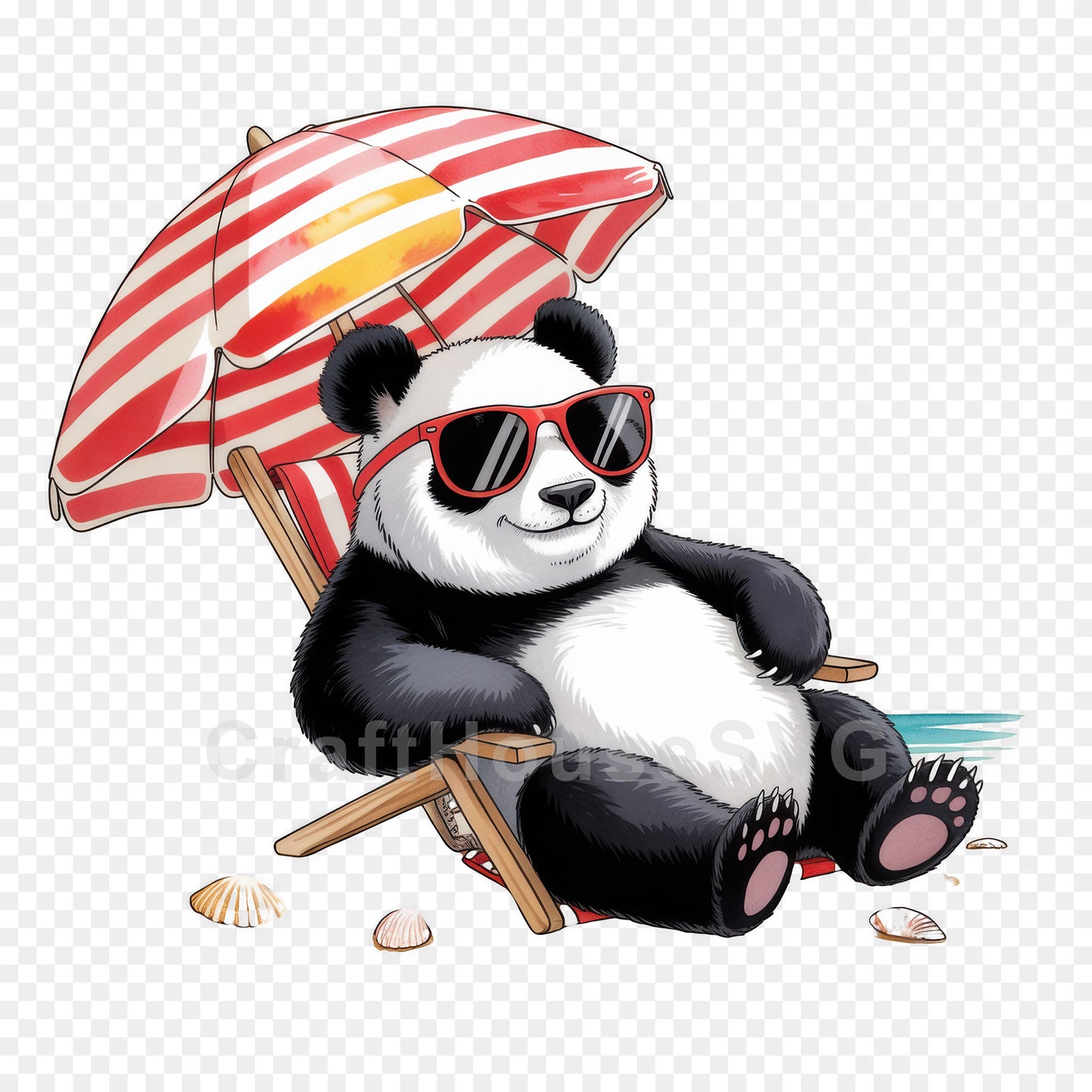 Cute Summer Animals Clipart Bundle