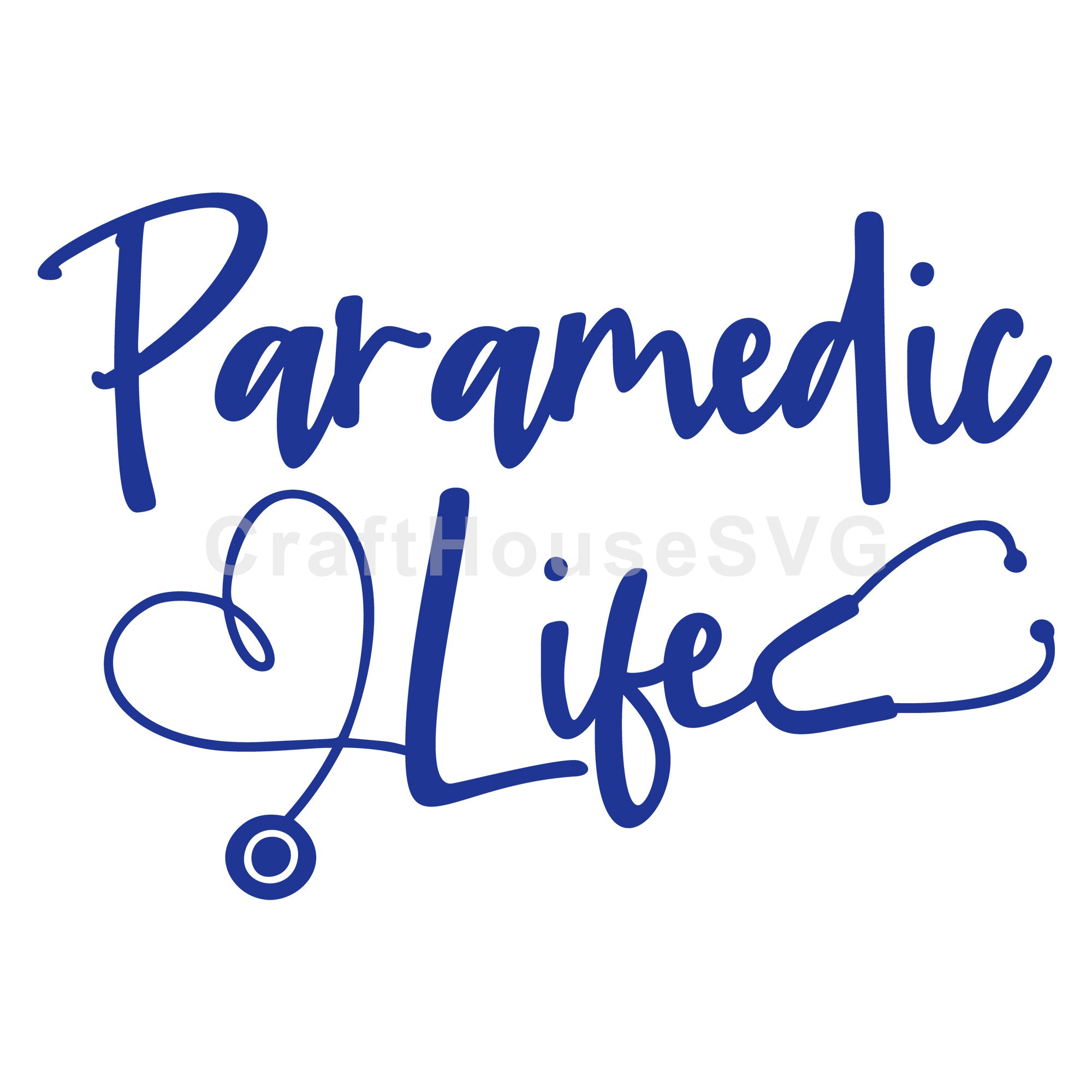 Paramedic Life SVG EMT Shirt Design Cut Files