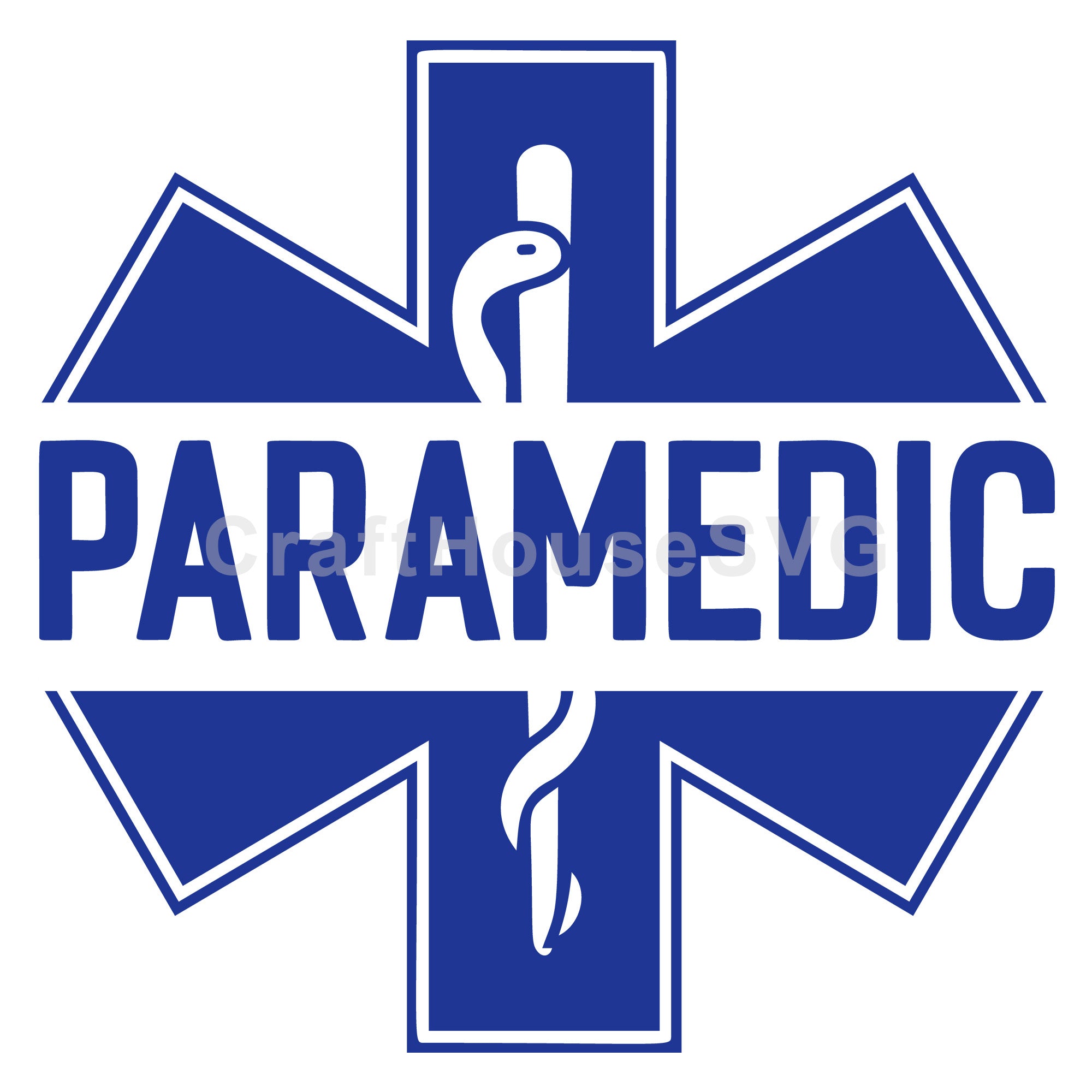 Paramedic Star of Light SVG EMT Shirt Design Cut Files