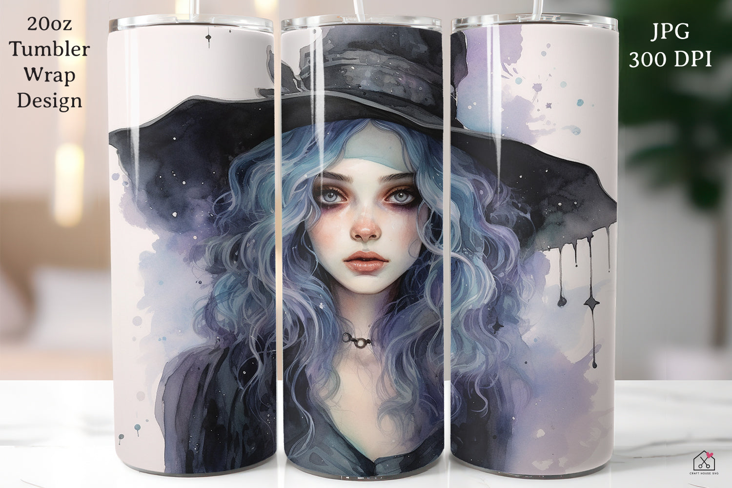 Pastel Halloween 20oz Tumbler Wrap Bundle Sublimation Designs JPG - Craft House SVG