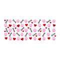 Paw Prints Glass Can Wrap SVG design for Cricut, Silhouette, laser cutting, vinyl, sublimation, and craft projects.
