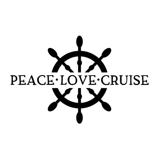 Peace love cruise SVG