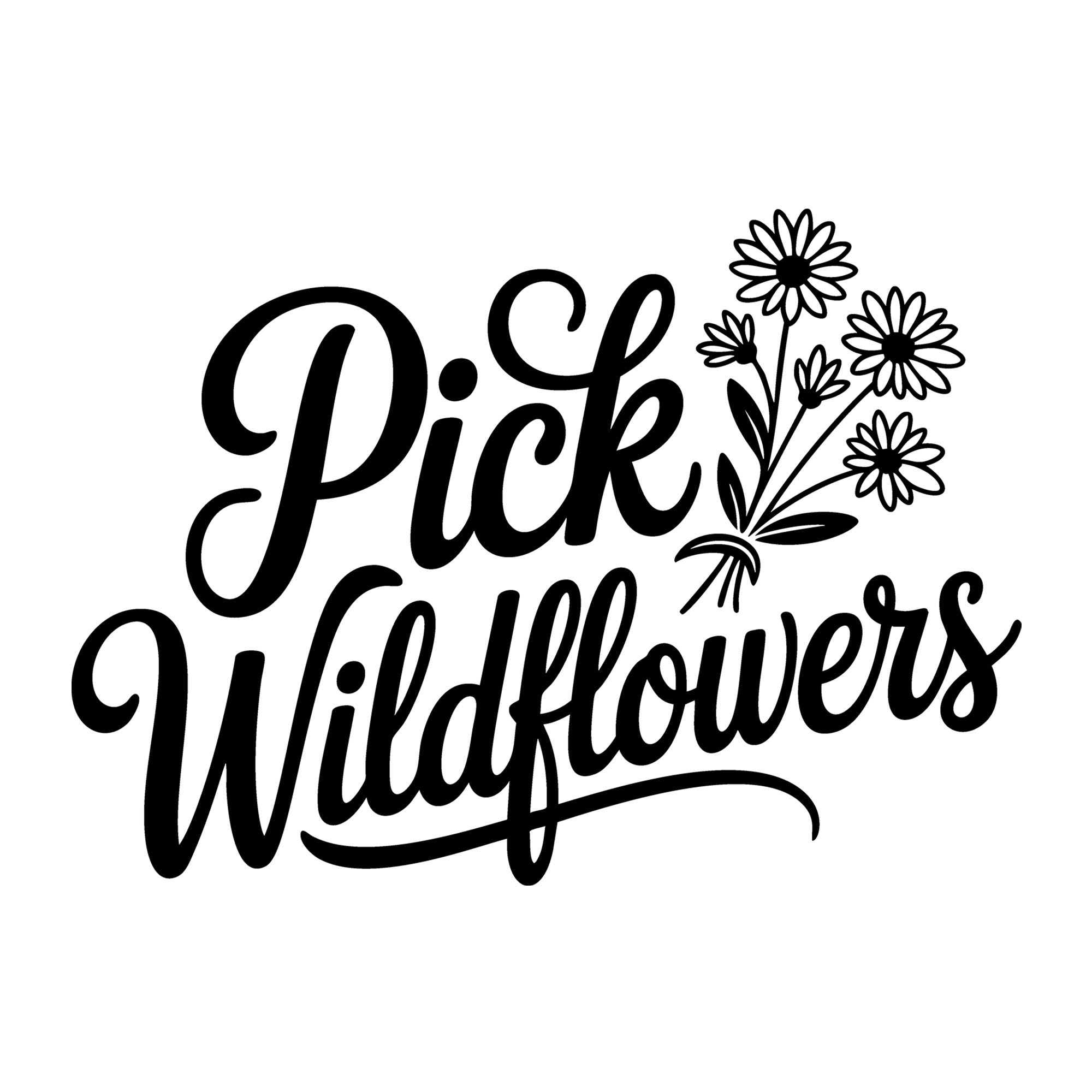 Pick Wildflowers SVG