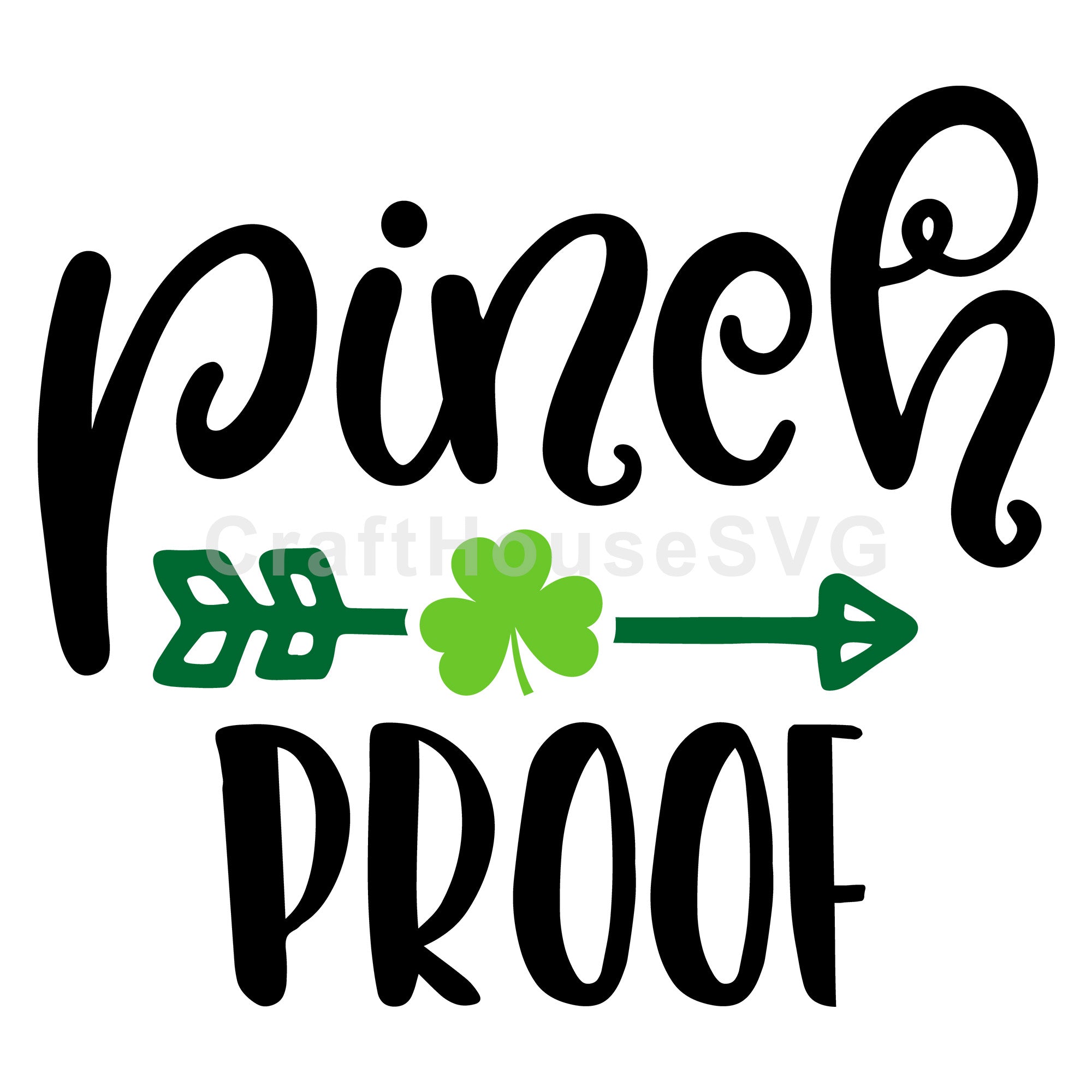 Pinch proof SVG | A St. Patrick's Day SVG cut file M45F