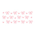 Pink Bow Glass Can Wrap SVG design for Cricut, Silhouette, laser cutting, vinyl, sublimation, and craft projects.