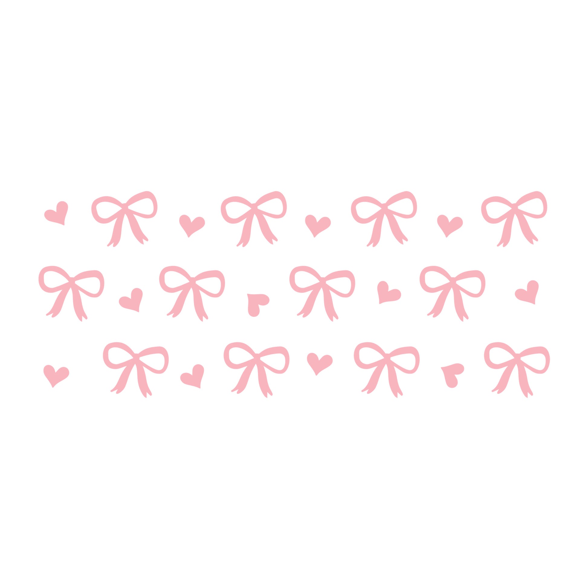 Pink Bow Glass Can Wrap SVG design for Cricut, Silhouette, laser cutting, vinyl, sublimation, and craft projects.
