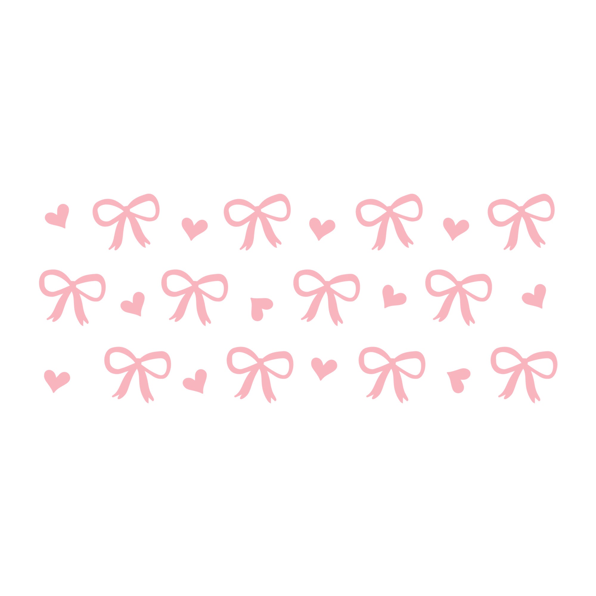 Pink Bow Glass Can Wrap SVG design for Cricut, Silhouette, laser cutting, vinyl, sublimation, and craft projects.