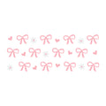 Pink Bow Glass Can Wrap SVG design for Cricut, Silhouette, laser cutting, vinyl, sublimation, and craft projects.