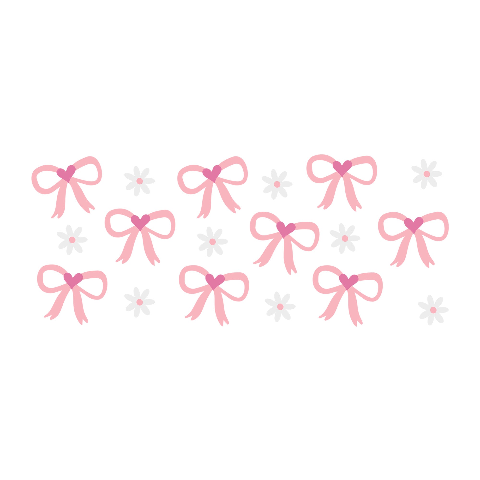 Pink Bow Glass Can Wrap SVG design for Cricut, Silhouette, laser cutting, vinyl, sublimation, and craft projects.