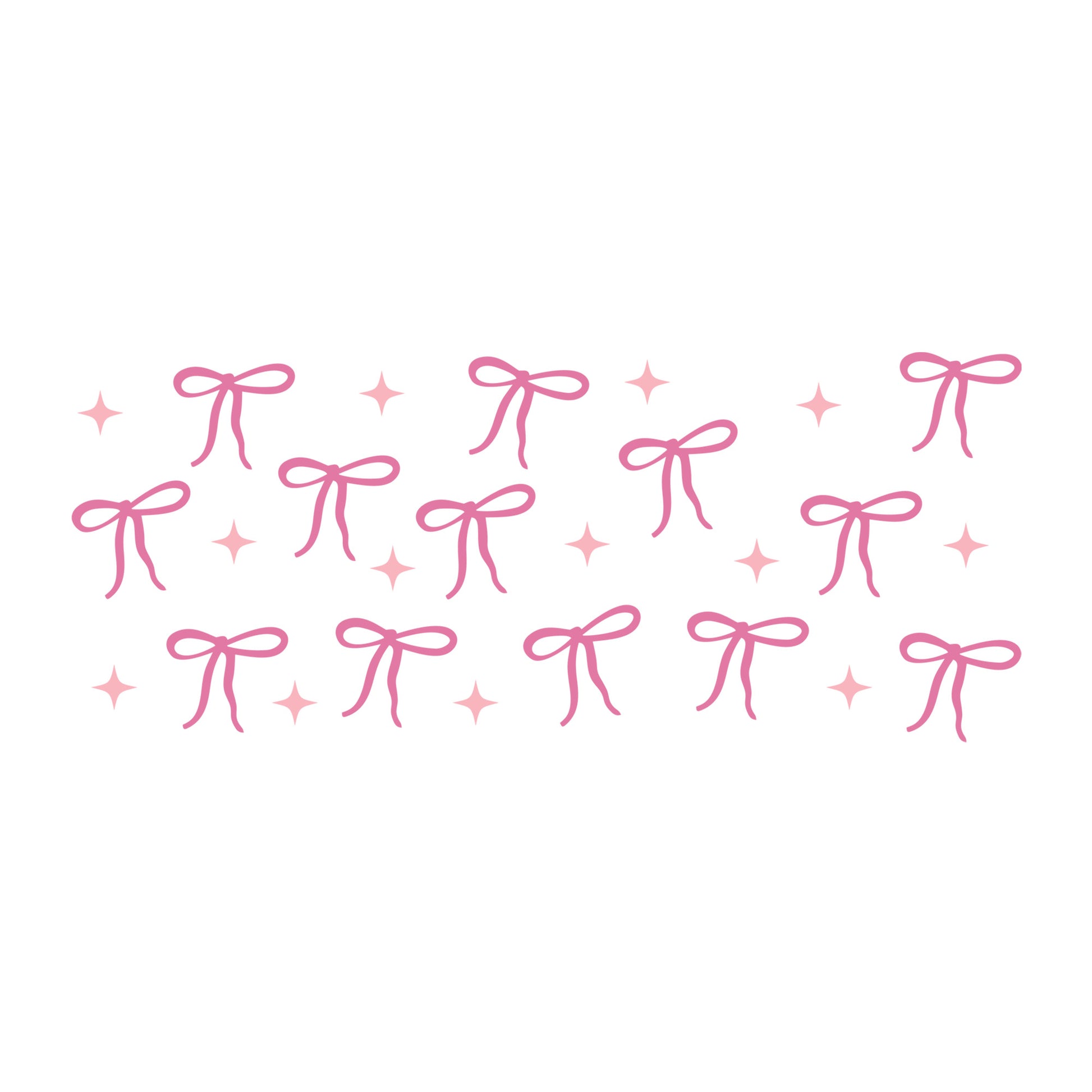 Pink Bow Glass Can Wrap SVG design for Cricut, Silhouette, laser cutting, vinyl, sublimation, and craft projects.