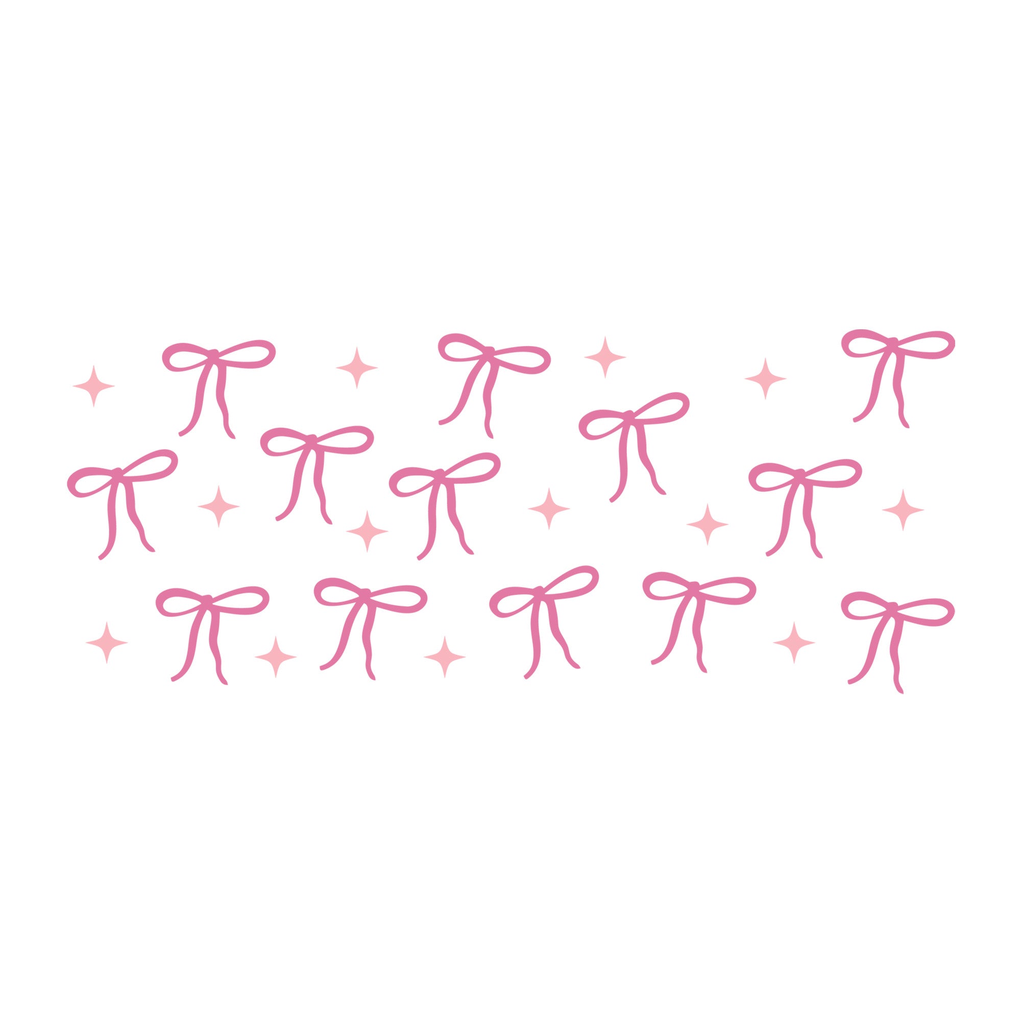 Pink Bow Glass Can Wrap SVG design for Cricut, Silhouette, laser cutting, vinyl, sublimation, and craft projects.