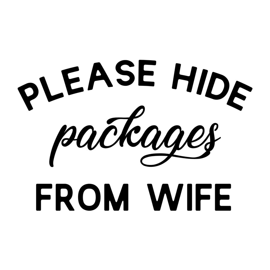 Please hide packages from wife SVG