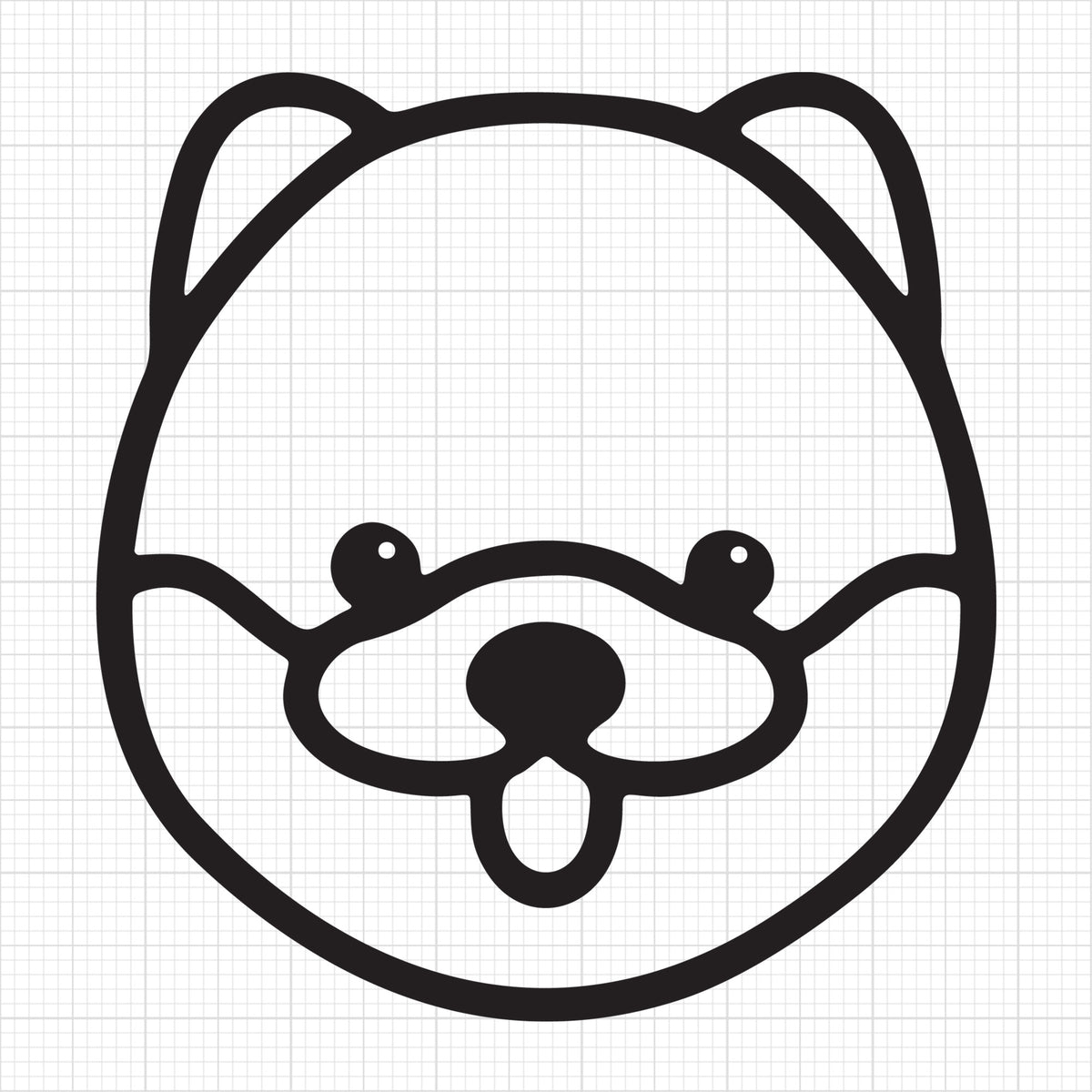 Pomeranian Outline