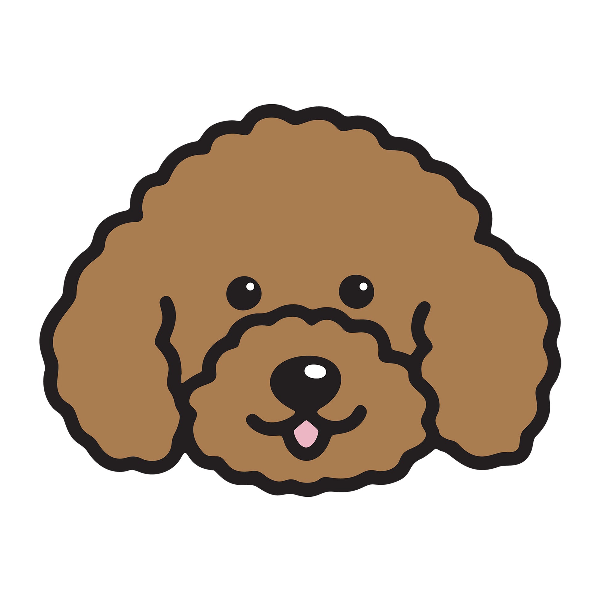 Poodle SVG dog design for Cricut, Silhouette, laser cutting, vinyl, sublimation, and pet craft projects.