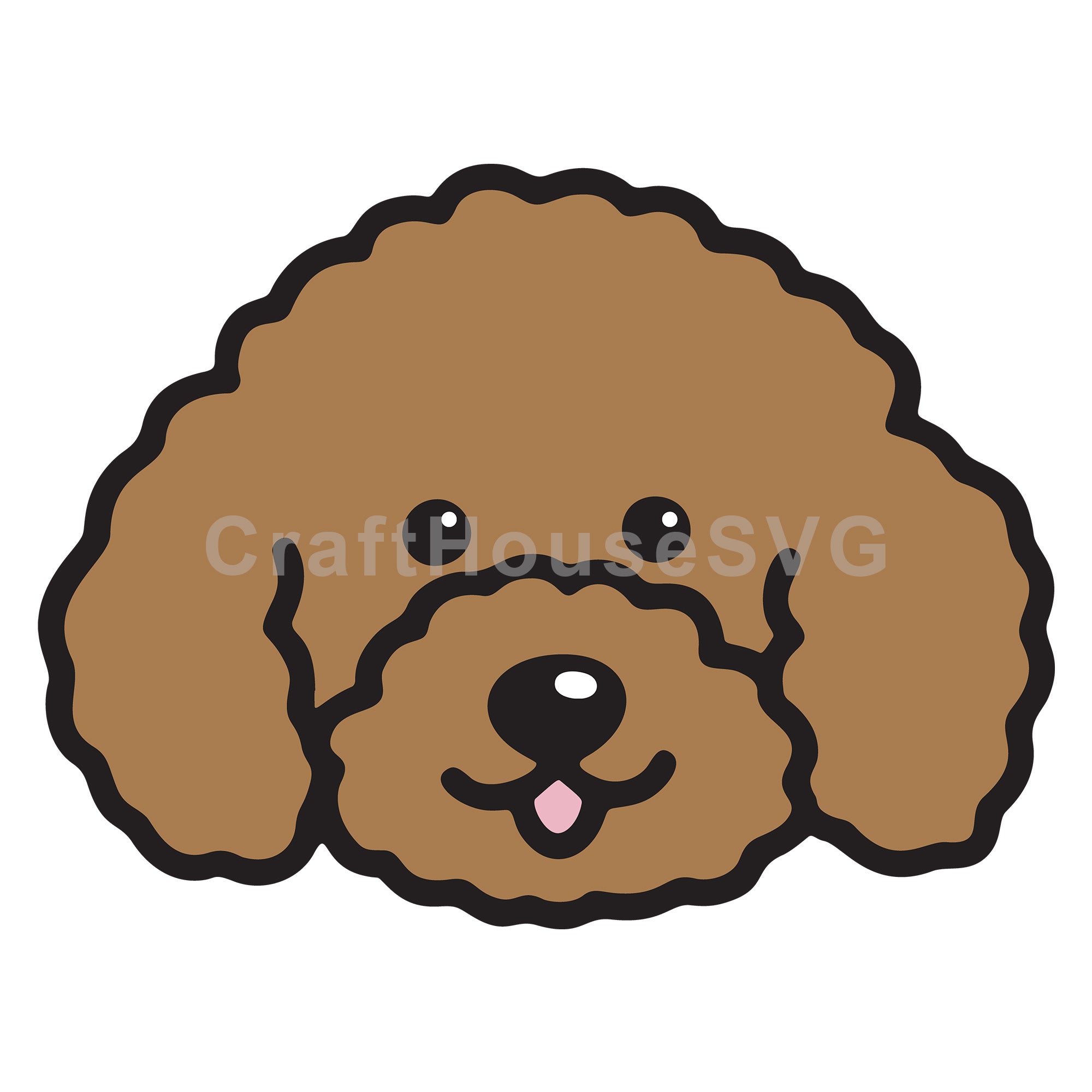 Poodle SVG Layered