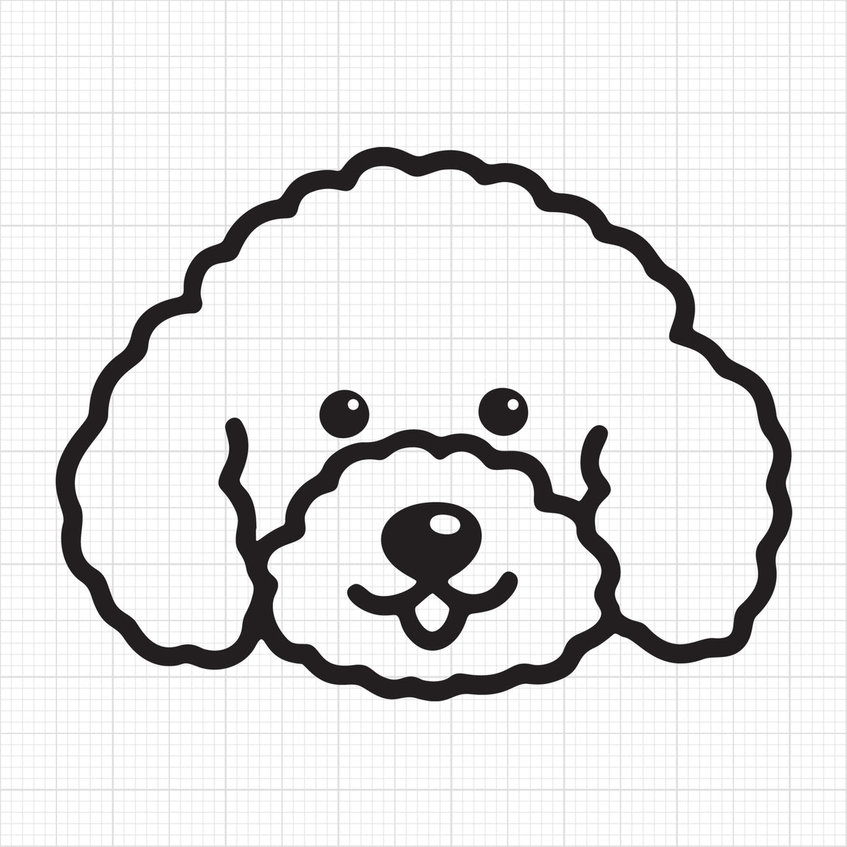 Poodle Outline