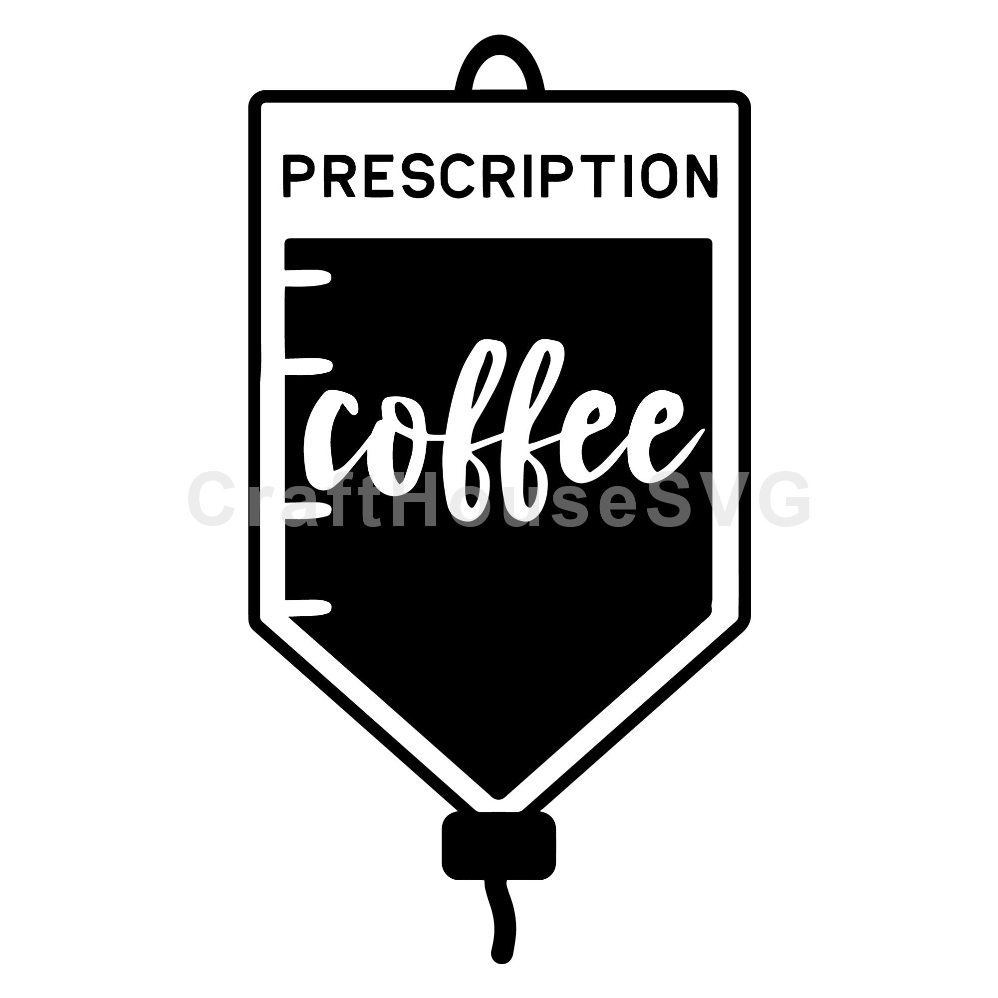 Prescription coffee SVG