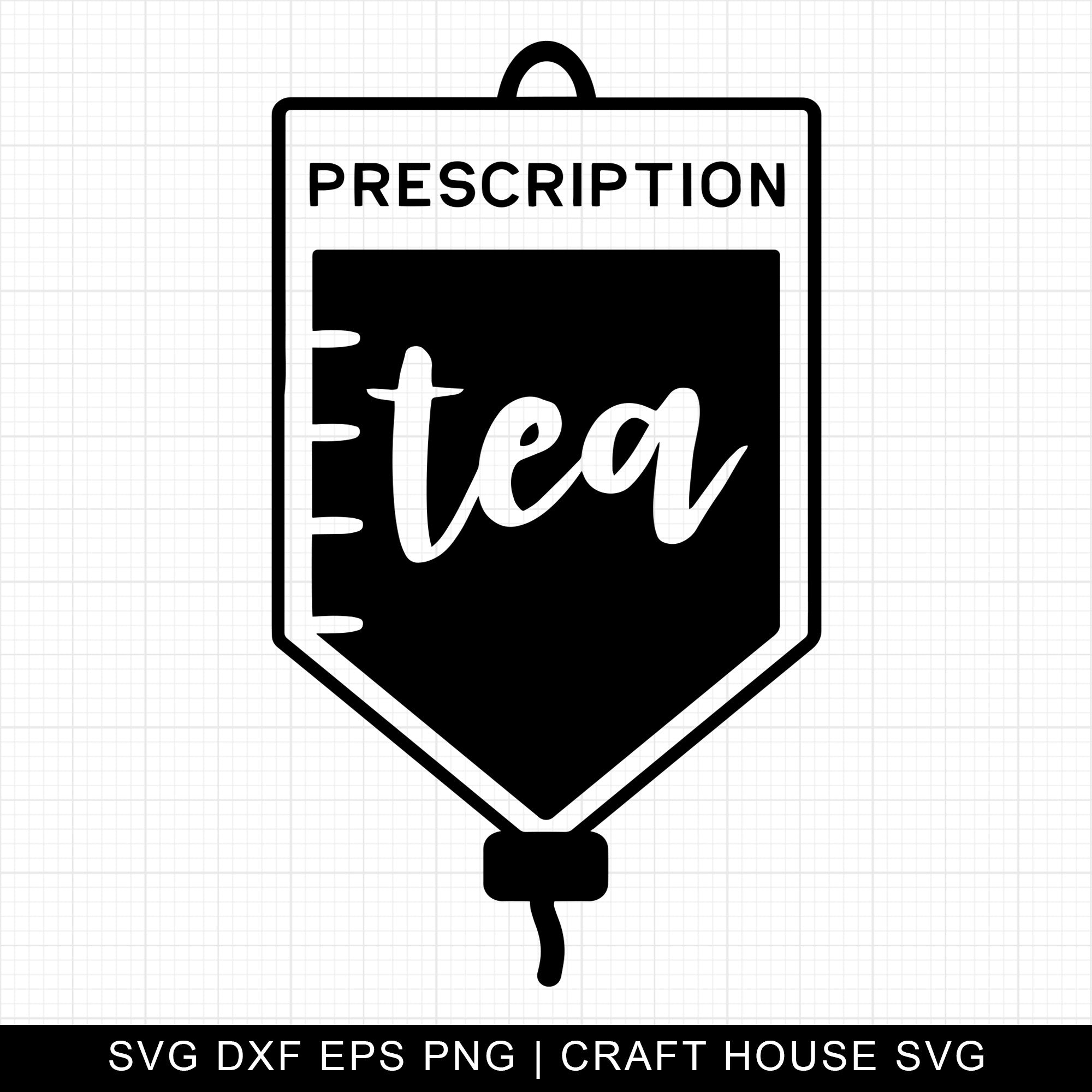 Prescription tea SVG | M4F19