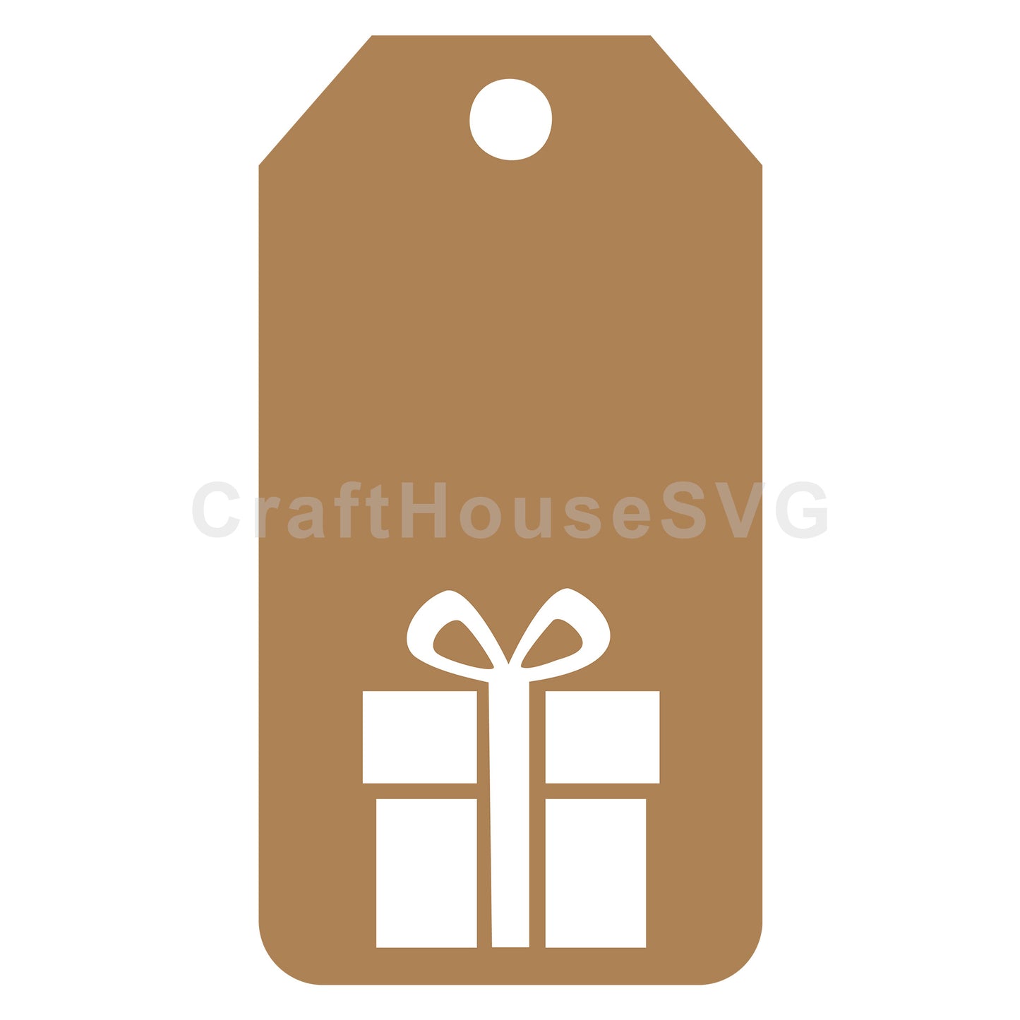 Present Gift Tag SVG