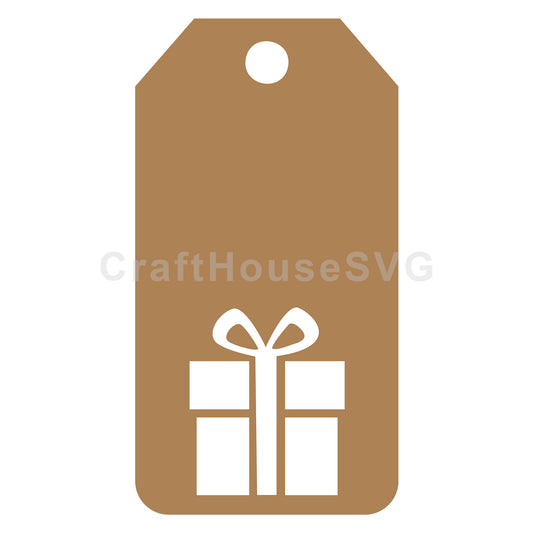 Present Gift Tag SVG