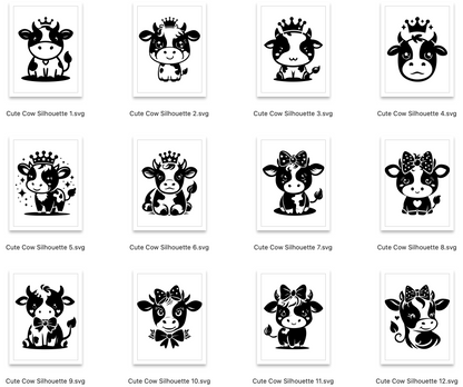 Cow SVG Bundle - Craft House SVG
