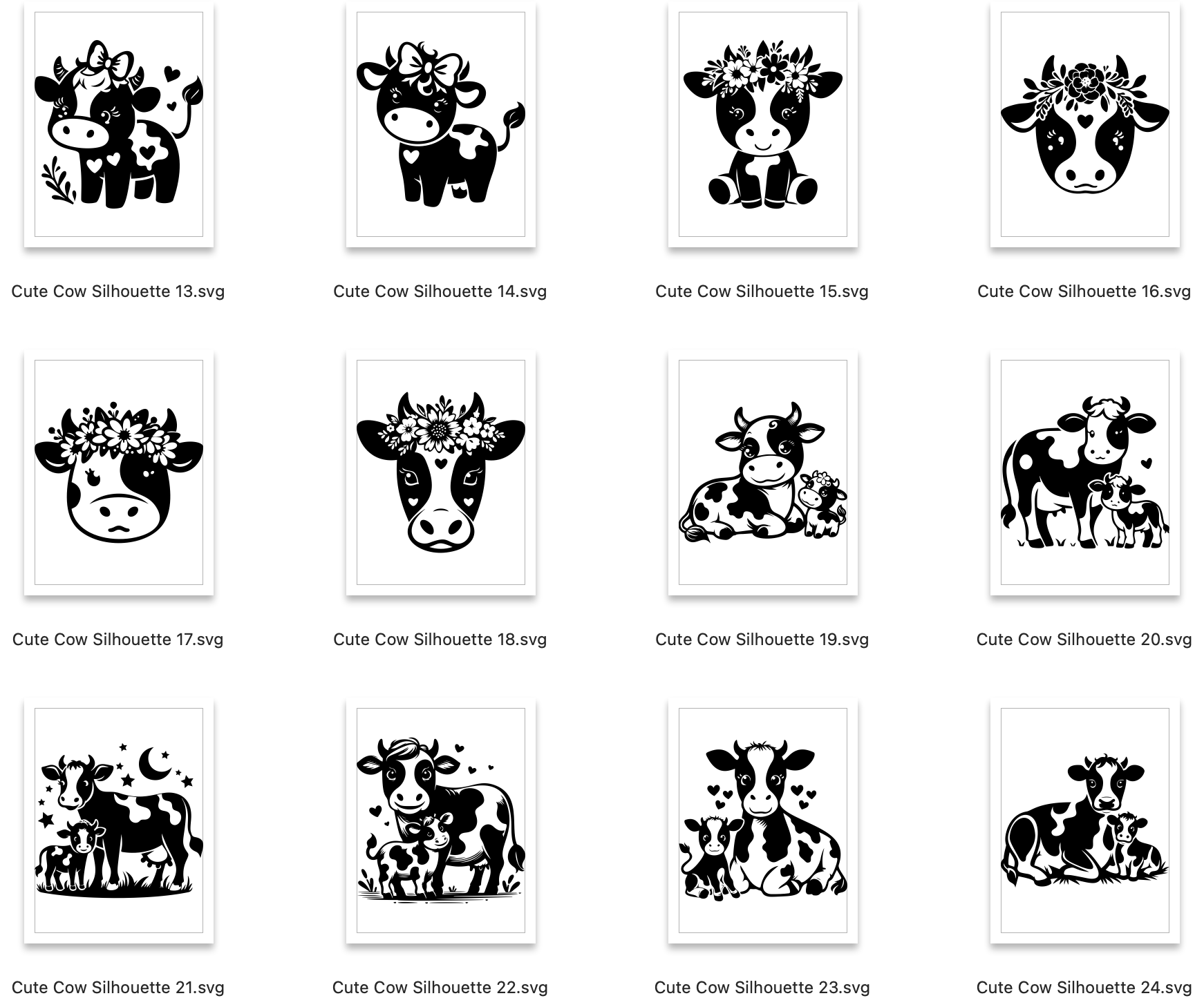 Cow SVG Bundle - Craft House SVG