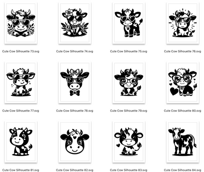 Cow SVG Bundle - Craft House SVG