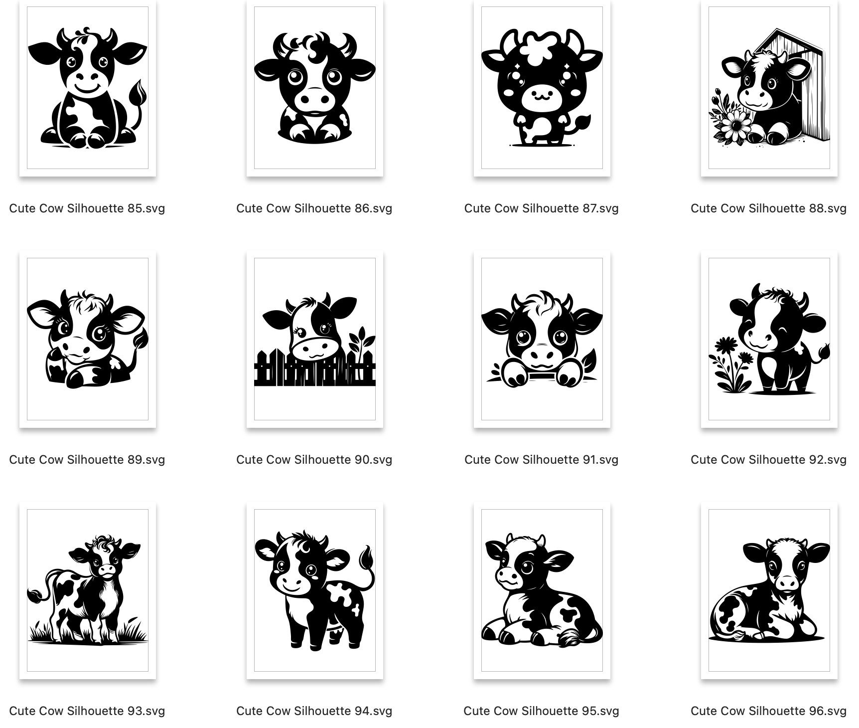 Cow SVG Bundle - Craft House SVG