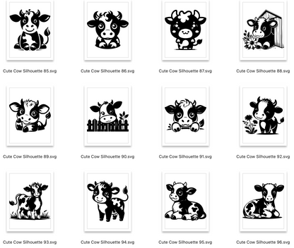 Cow SVG Bundle - Craft House SVG