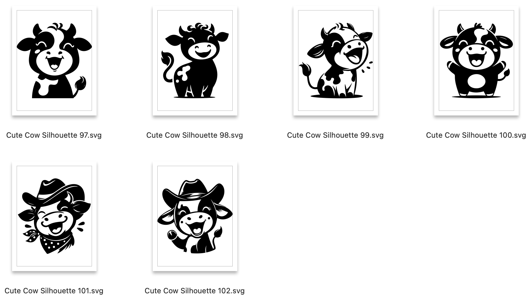 Cow SVG Bundle