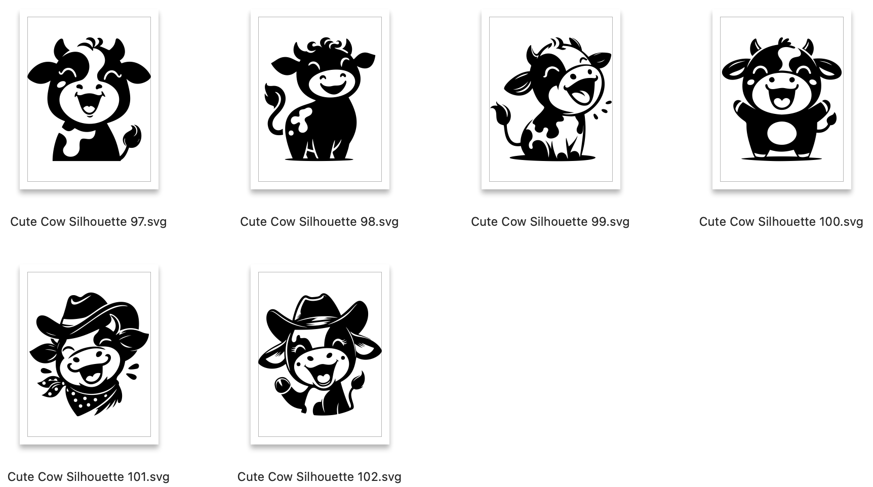 Cow SVG Bundle - Craft House SVG