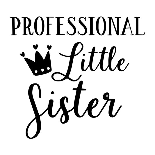 Professional Little Sister SVG